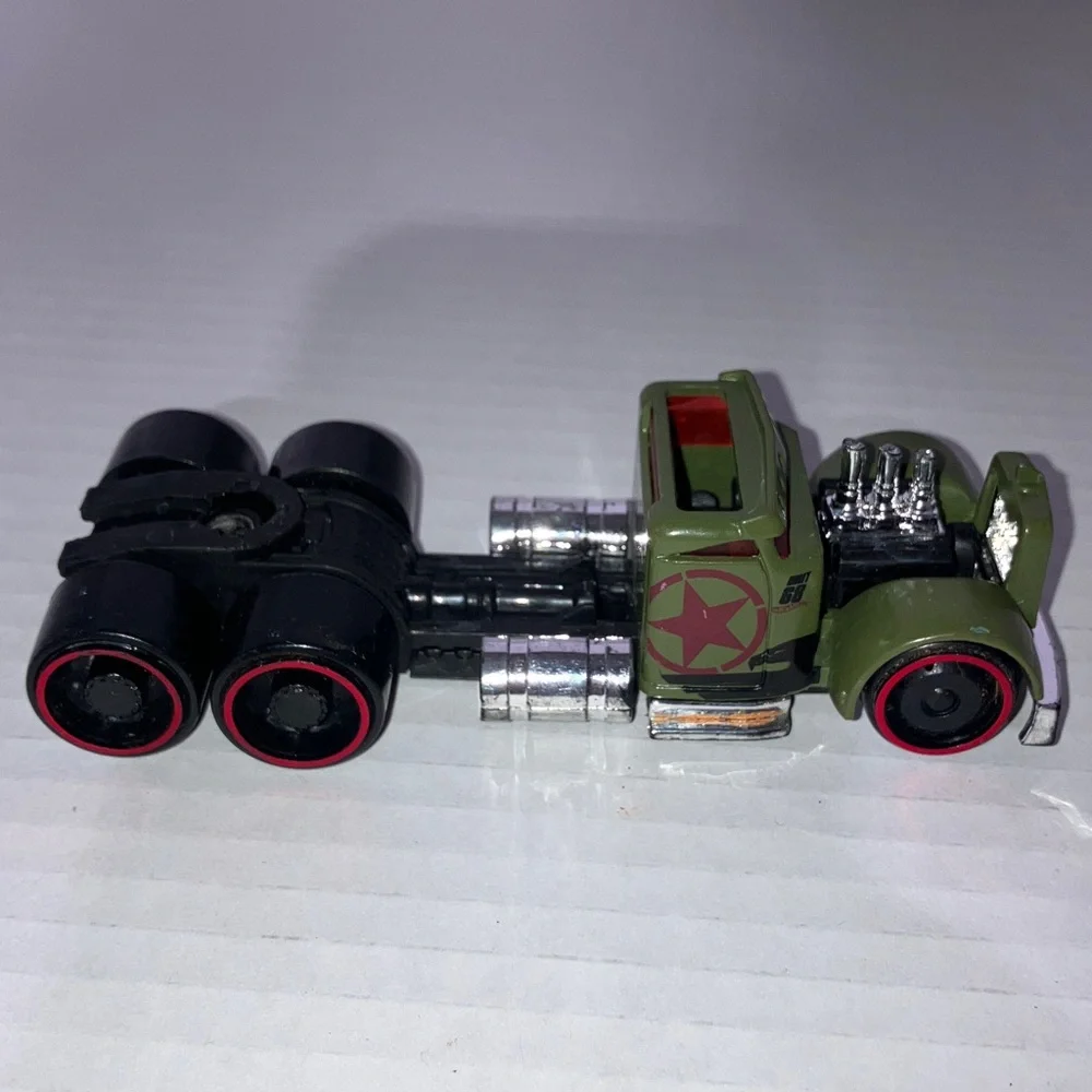 Hot Wheel Rugged Off-Road Toy Vehicle Set‎ (3) 4-Wheelers & (1) Semi Truck